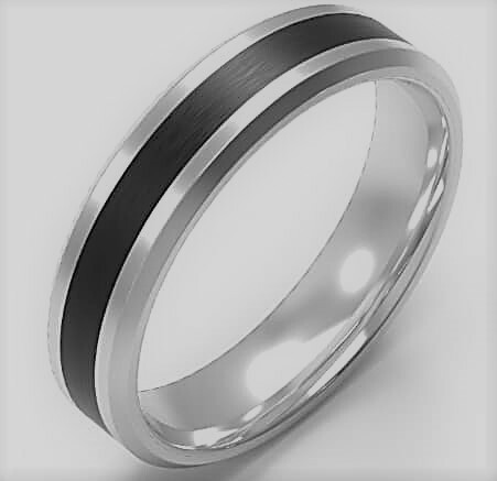 Bosie- Sormus, titaani. Unisex 