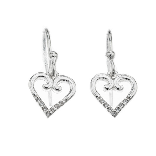 Silver Bar- Hopeakorvakorut, sydän