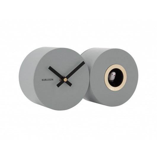 Karlsson- Duo Cuckoo, seinäkello/pöytäkello. USEITA VÄREJÄ!