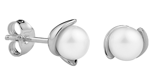 Kohinoor- Lily Helmikorvakorut, valkokulta