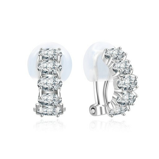 Silver Bar- Klipsi, hopeakorvakorut