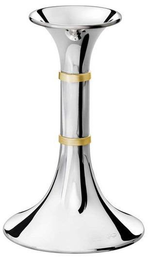 PlantinOro- Hopeinen kynttilänjalka 