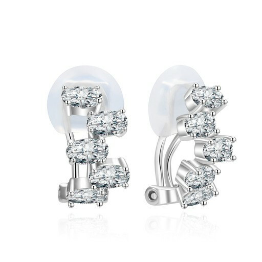 Silver Bar- Klipsi, hopeakorvakorut