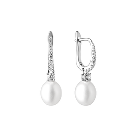 Gaura Pearls- Helmikorvakorut, aito