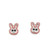 Silver Bar- Pink bunny, hopeakorvakorut 