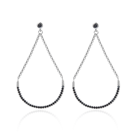 Classic silver- Swing Earpin, hopeakorvakorut. 