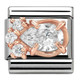 Nomination Italy- Rose Gold Drop Charm, classic pala. USEITA VÄREJÄ!