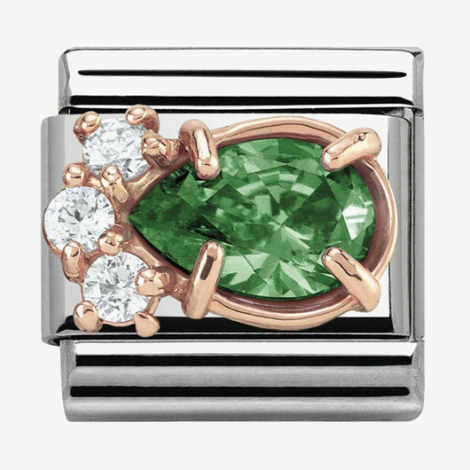 Nomination Italy- Rose Gold Drop Charm, classic pala. USEITA VÄREJÄ!