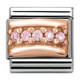 Nomination Italy- Rose Gold Viidellä Zirkonilla, classic pala