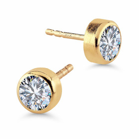 Korutuote Oy- Kultakorvakorut, zircon