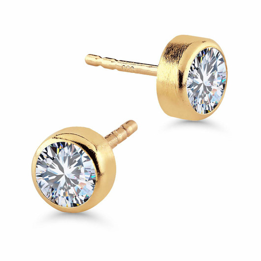 Korutuote Oy- Kultakorvakorut, zircon