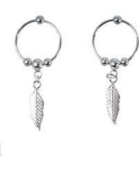 Silver Bar- Saturnus sulka, hopeakorvakorut 