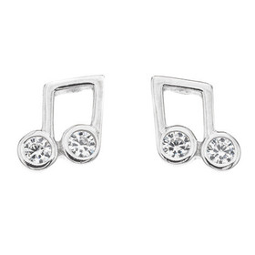 Silver Bar- Nuottilanka, hopeakorvakorut 