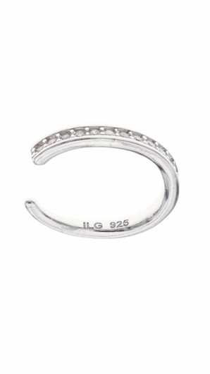 Silver Bar- Cuffs , hopekorvakorut