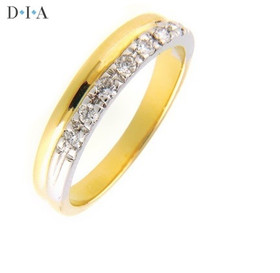 D I A Estetika- Timanttisormus, keltakulta