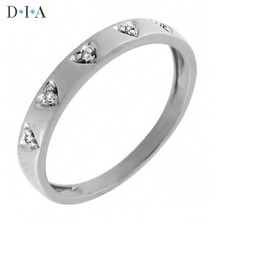 D I A Estetika- Timanttisormus, valkokulta