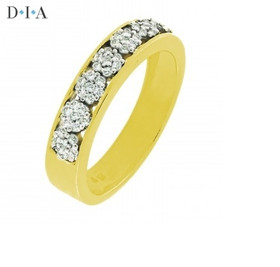D I A - Timanttisormus, keltakulta