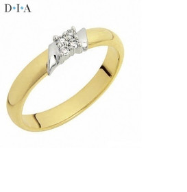 D I A - Timanttisormus, keltakulta