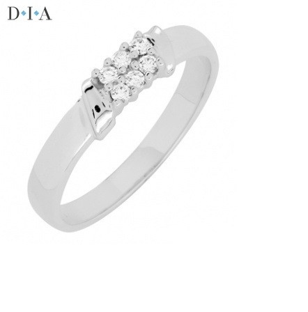 D I A - Timanttisormus, valkokulta