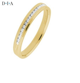 D I A - Timanttisormus, keltakulta