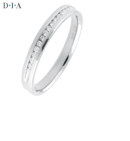 D I A - Timanttisormus, valkokulta