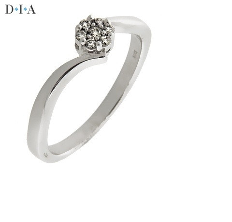 D I A - Timanttisormus, valkokulta