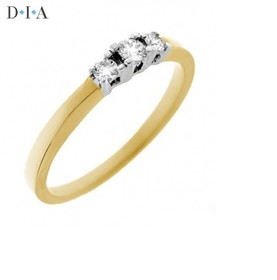 D I A - Timanttisormus, keltakulta