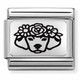 Nomination Italy- Classic, Silvershine Dog Flowers