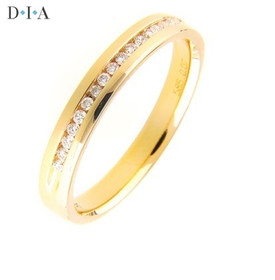 D I A - Timanttisormus, keltakulta