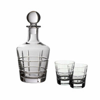 Villeroy & Boch- Karahvi/setti, Ardmore Club Whisky Set, 3 Piecees Kristalli