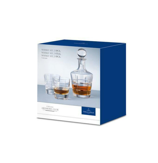 Villeroy & Boch- Karahvi/setti, Ardmore Club Whisky Set, 3 Piecees 