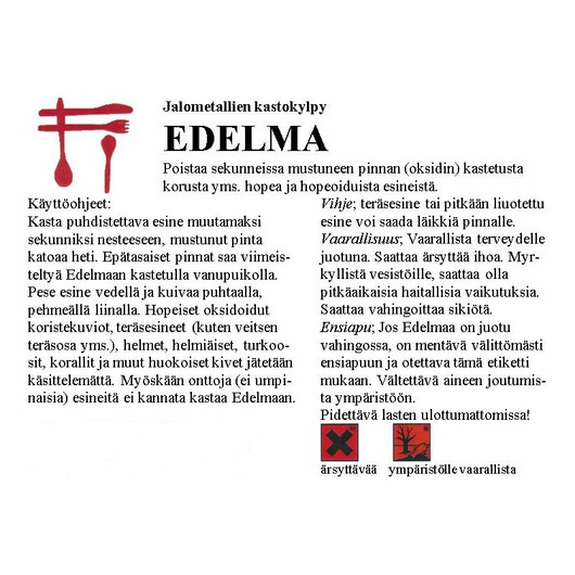Edelma- jalometallien kastokylpy 1 litra