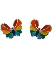 Silver Bar- Hopeakorvakorut, perhonen