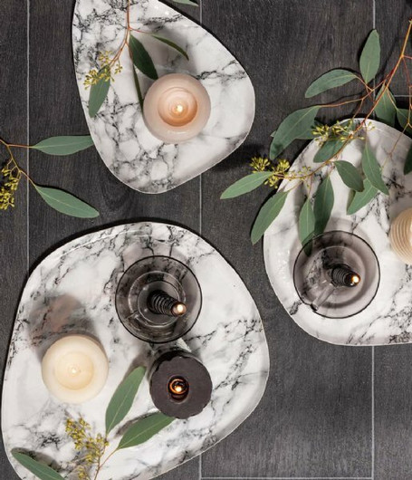 PT- Tarjotin, Marmori. USEITA VÄREJÄ!