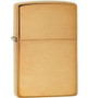 Zippo-  Brushed Brass, sytytin