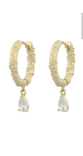 Snö of Sweden- London ring pendant Earring, korvakorut