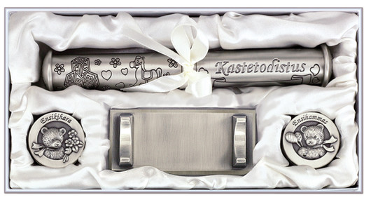 Kastetodistus- Jalustalla+rasiat