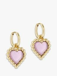 Ted Baker- Haileee Heart of Glass Huggie, korvakorut