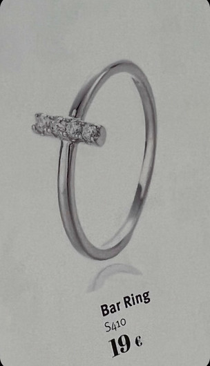 Classic silver- Sormus, hopea. USEITA KOKOJA!