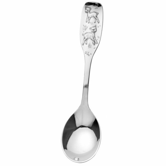 Kultakeskus Oy- Kummilusikka/Lastenlusikka, Karitsa