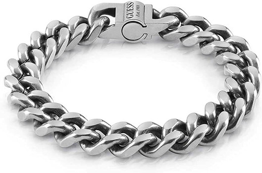 GUESS- Miesten, rannekoru. Teräs