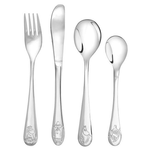 Muumi- Aterinsetti, terästä