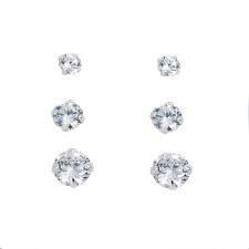 Silver Bar- Korvakorut. Setti. USEITA VÄREJÄ!