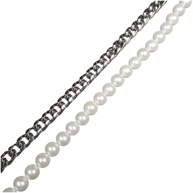 Bosie-  Kaulaketju, Helmi & teräs. Panssari 6/45cm