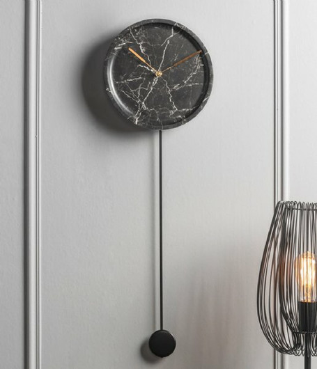 Karlsson- Seinäkello. Pendule Longue marble