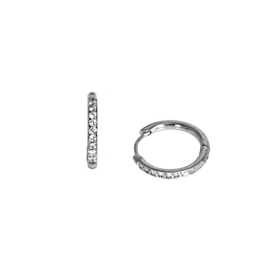 Silver Bar- Teräsrenkaat, korvakorut