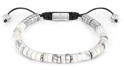 Nomination Italy- Instinct style white Jasper, rannekoru