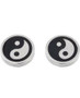 Silver Bar-  Ying Yang, teräskorvakorut
