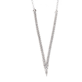 Silver Bar- V, cz, hopeakaulakoru