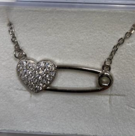 Silver Bar- Hopeakaulakoru, sydän